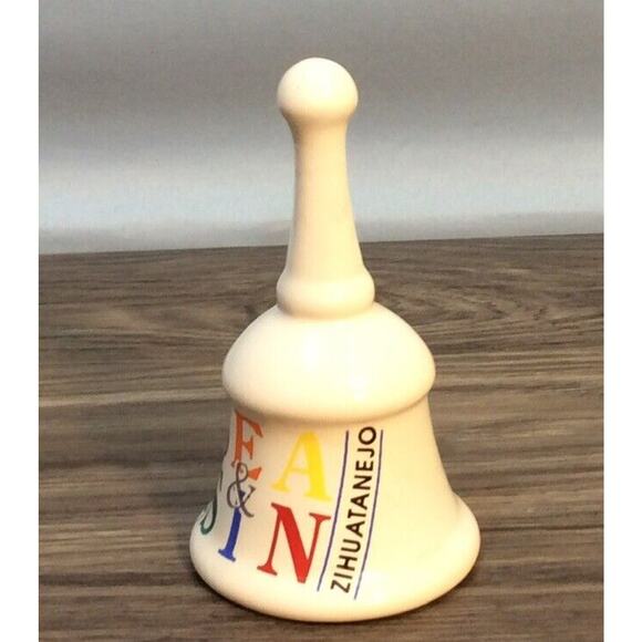 Ixtapa Sea & Sin Mexico Souvenir Bell Colorful Fun Collectible 5” - Picture 2 of 7